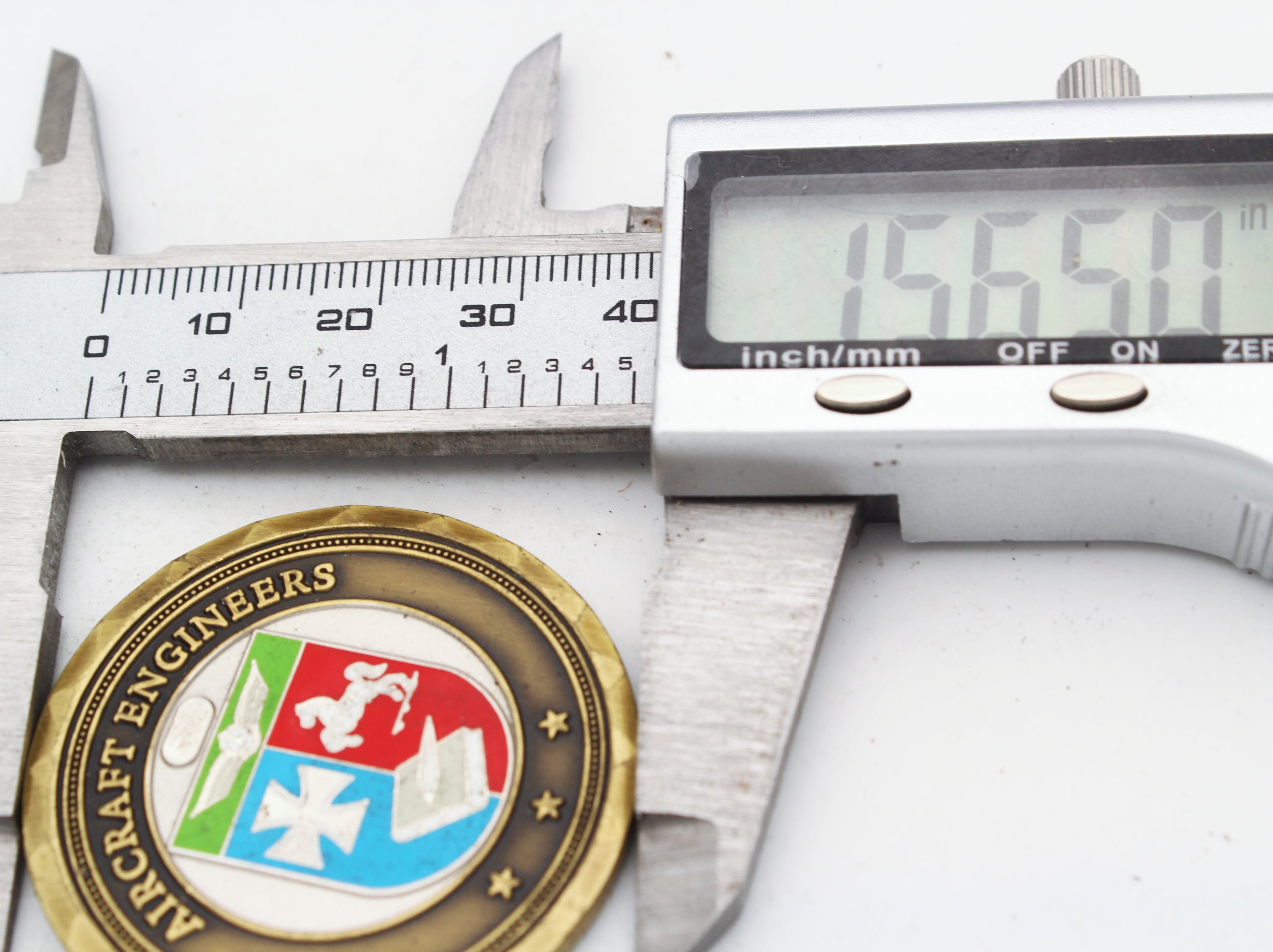 German Air Force Aircraft Engineers Challenge Coin 1.5" Iron Cross Aviation Collectible Pre-owned