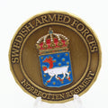 Swedish Armed Forces Norrbotten Regiment Subarctic Warfare Challenge Coin 1.5" Pre-owned