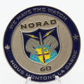 NORAD 60th Anniversary Challenge Coin North American Aerospace Defense Collectible Pre-owned