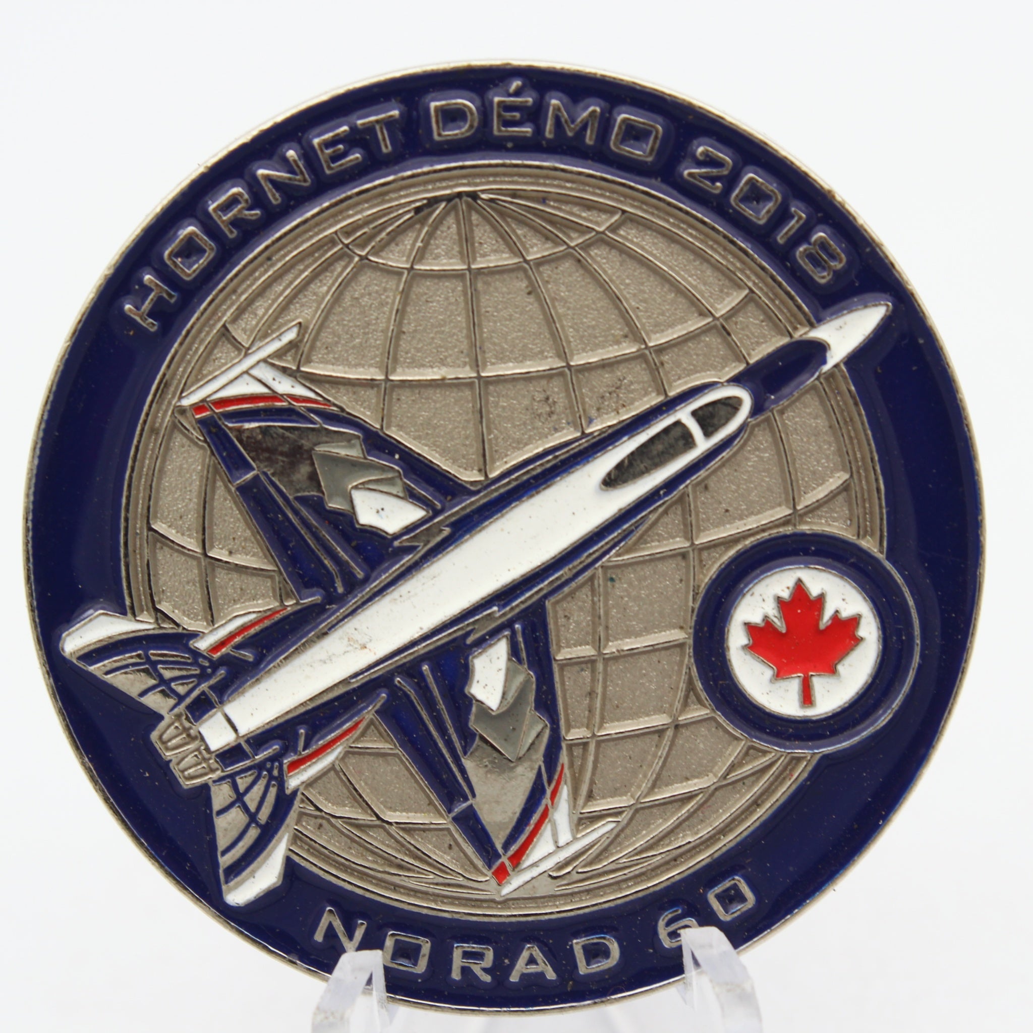 NORAD 60th Anniversary Challenge Coin North American Aerospace Defense Collectible Pre-owned