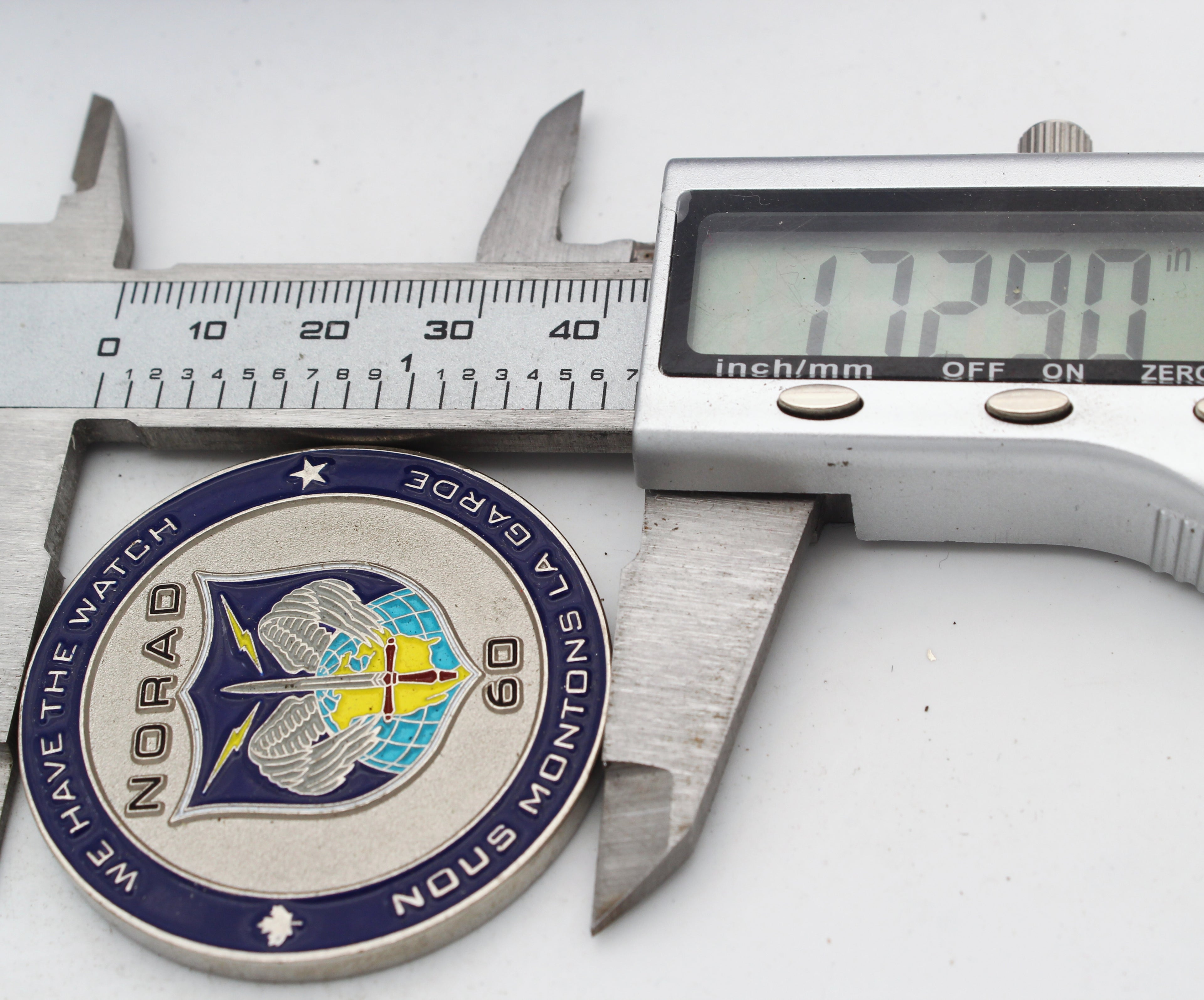NORAD 60th Anniversary Challenge Coin North American Aerospace Defense Collectible Pre-owned