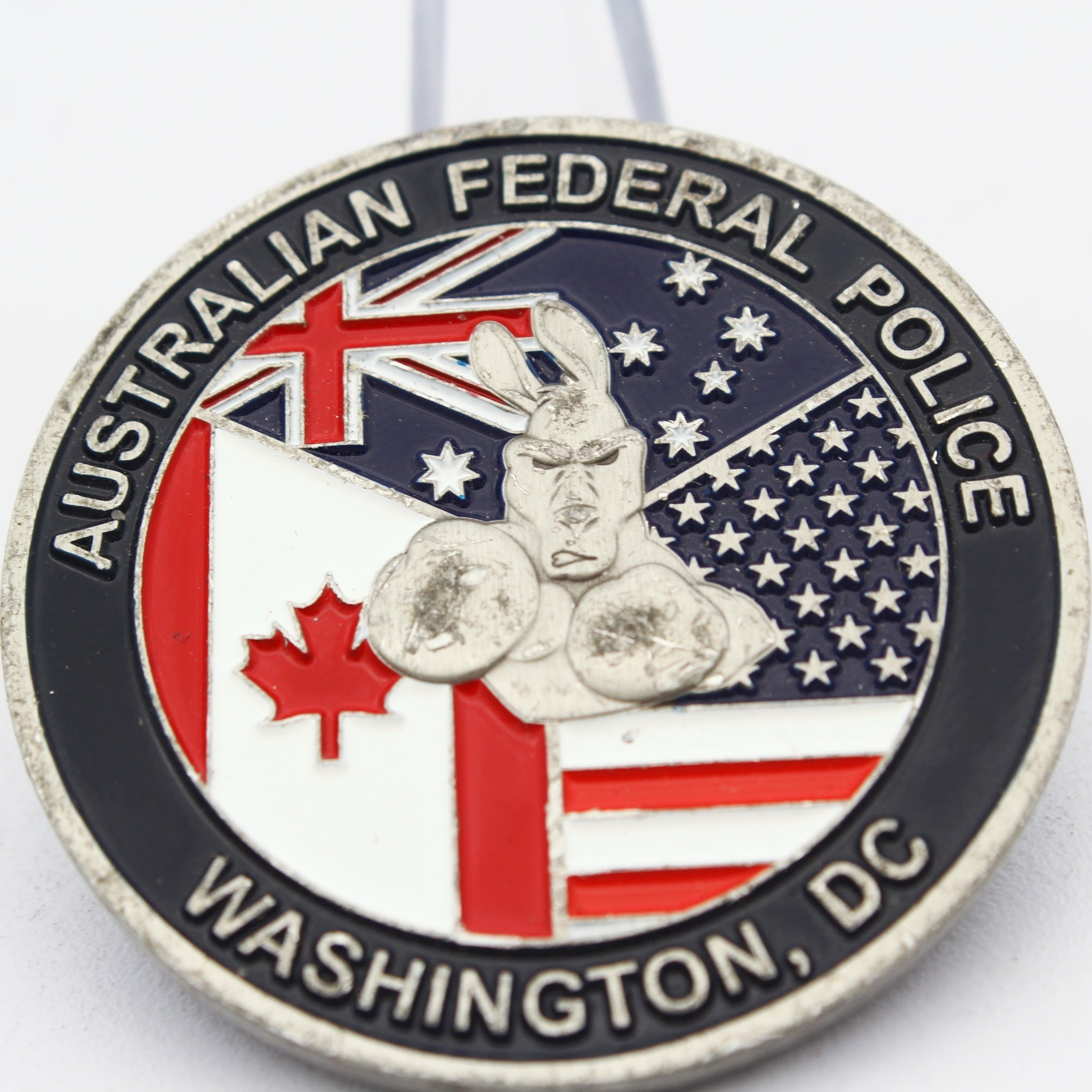 Australian Federal Police Washington DC Challenge Coin 1.75” Copper Pre-Owned