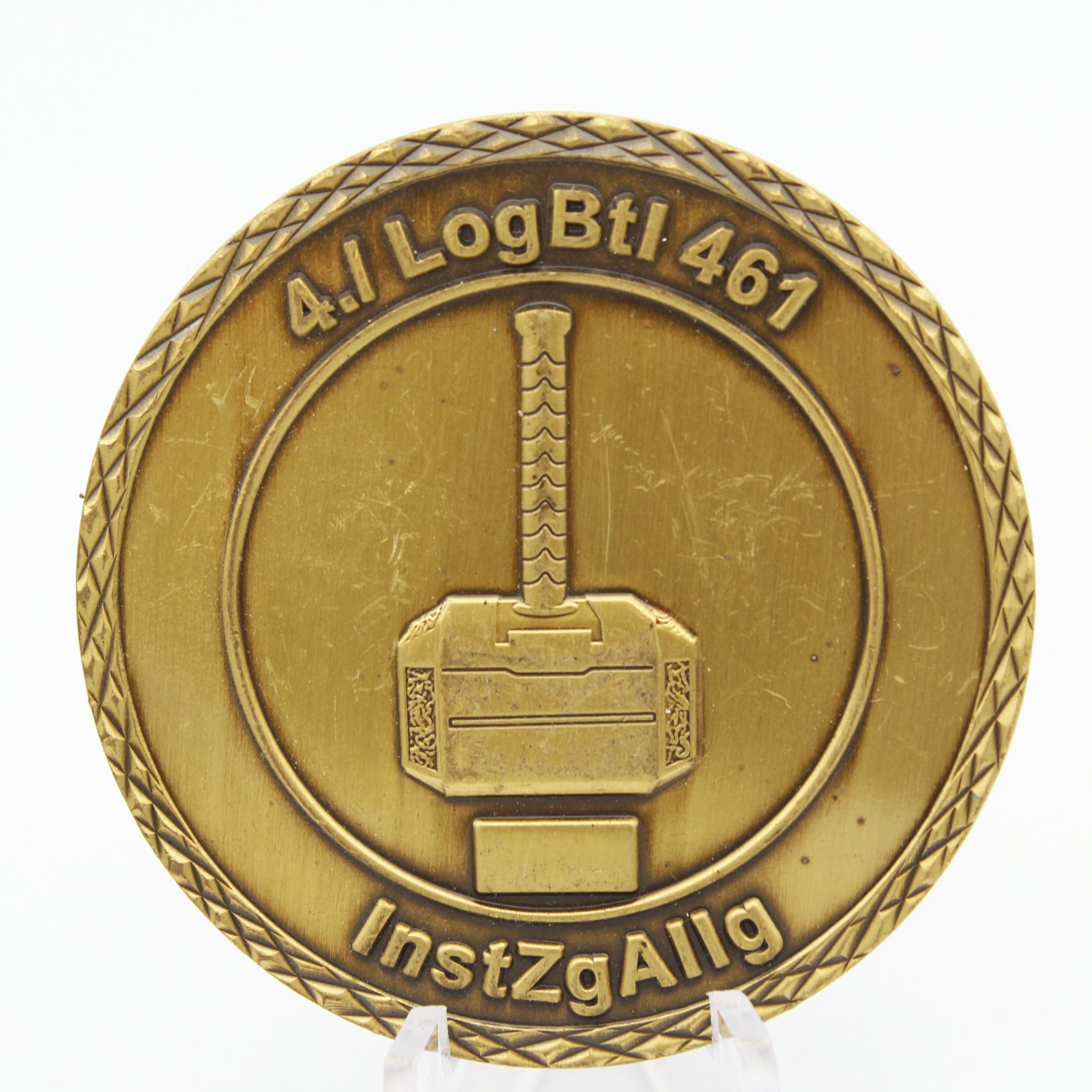 German Army Logistics Battalion 461 Maintenance Challenge Coin Bundeswehr Military Collectible Pre-owned