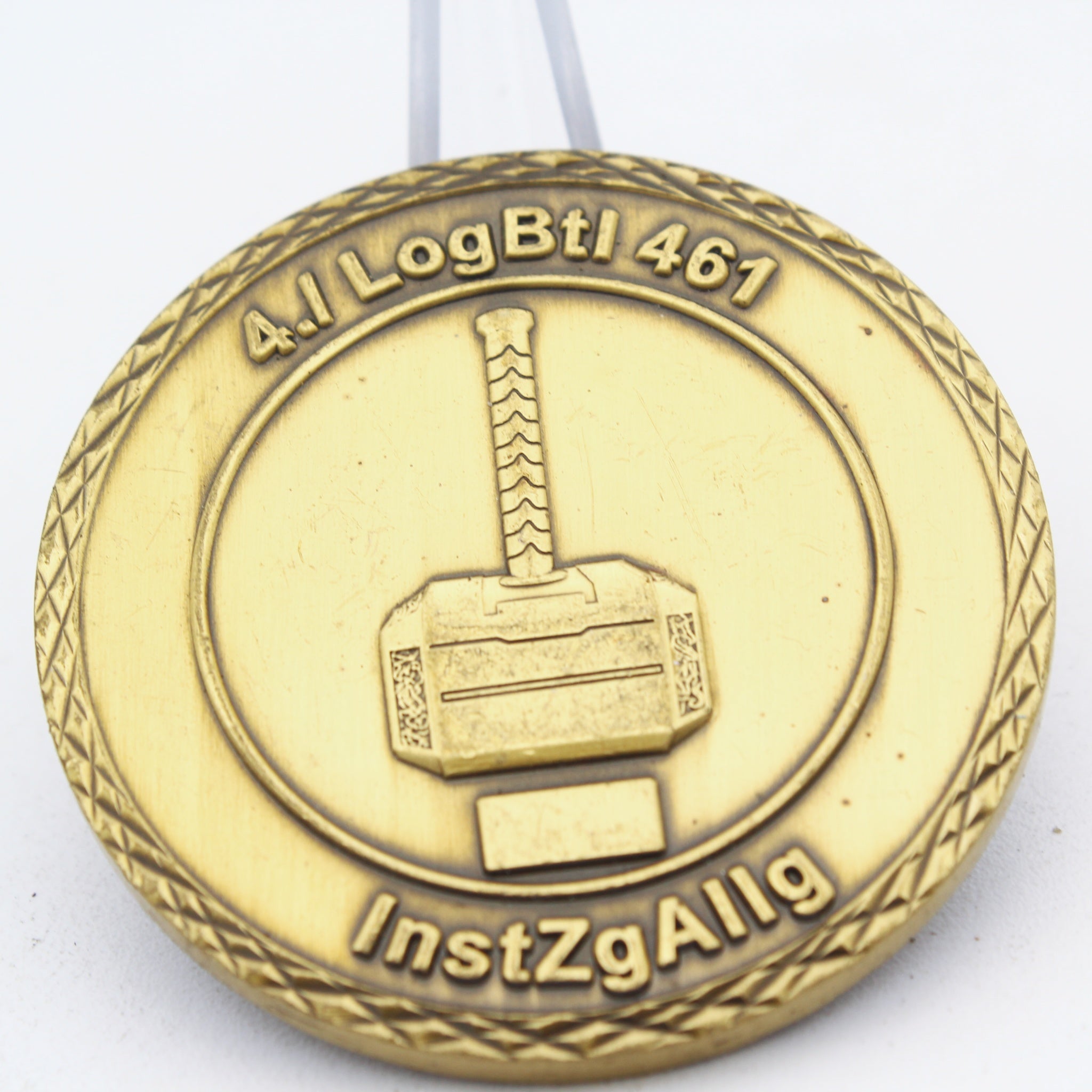 German Army Logistics Battalion 461 Maintenance Challenge Coin Bundeswehr Military Collectible Pre-owned