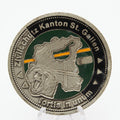 Swiss Civil Protection St Gallen Zivilschutz Challenge Coin Emergency Service Pre-owned