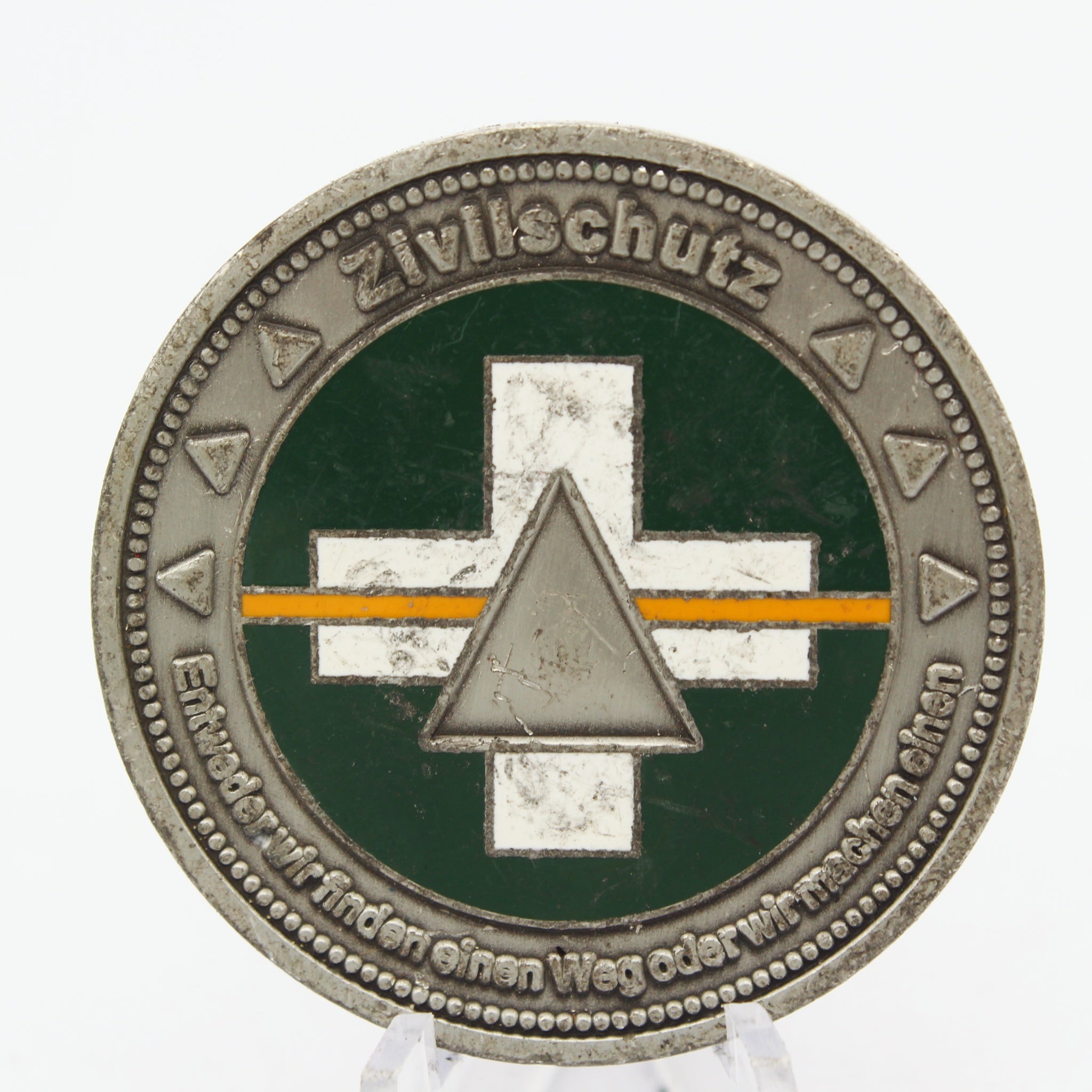 Swiss Civil Protection St Gallen Zivilschutz Challenge Coin Emergency Service Pre-owned