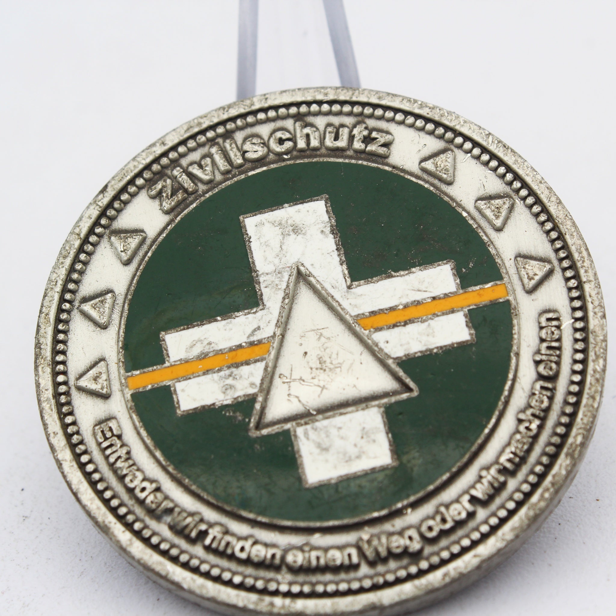 Swiss Civil Protection St Gallen Zivilschutz Challenge Coin Emergency Service Pre-owned
