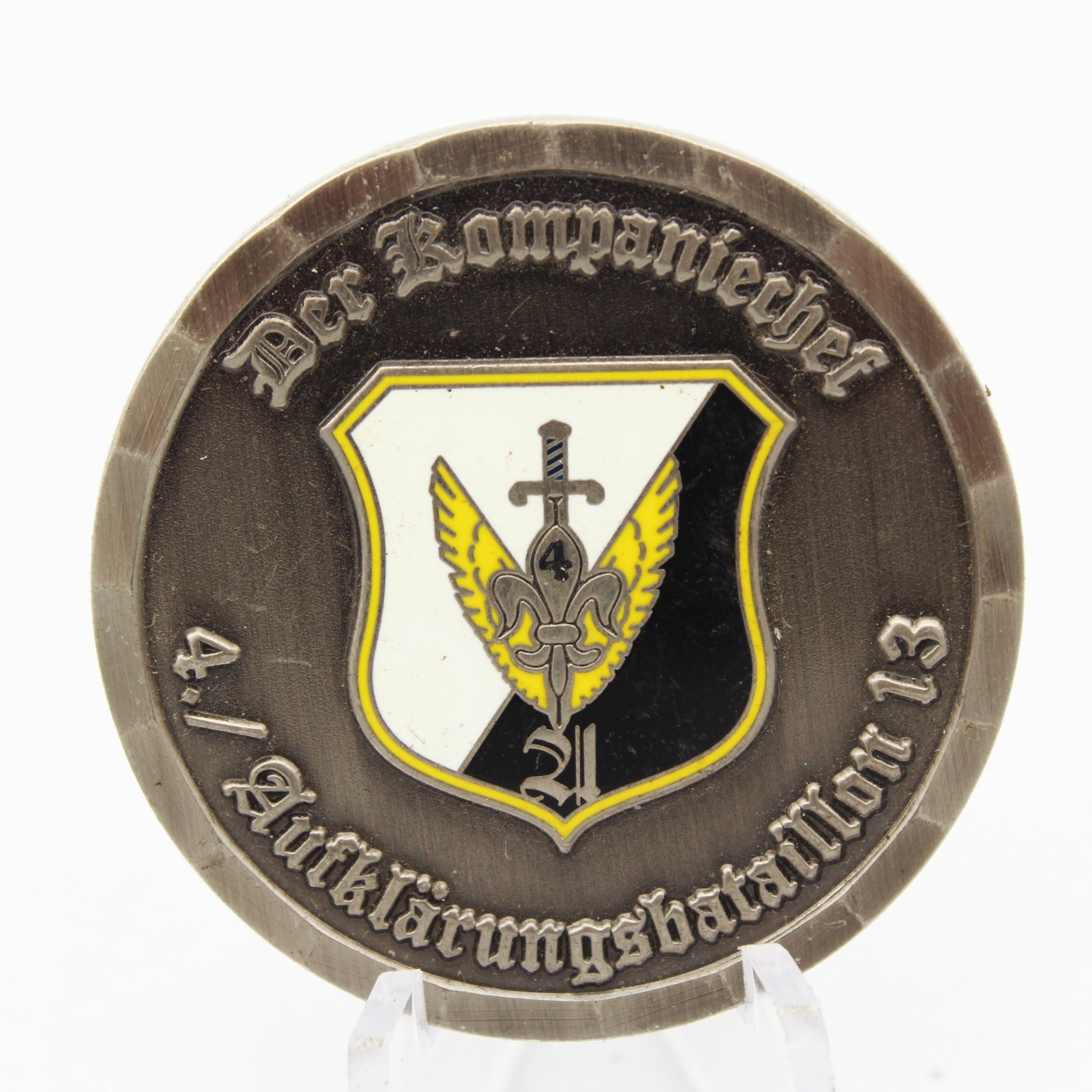 German Air Defense Missile Battalion 13 Challenge Coin Bundeswehr 4 Company