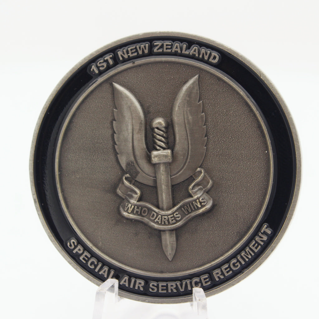 1st New Zealand Special Air Service Regiment SAS Communicator Challenge Coin 2.0" Pre-owned