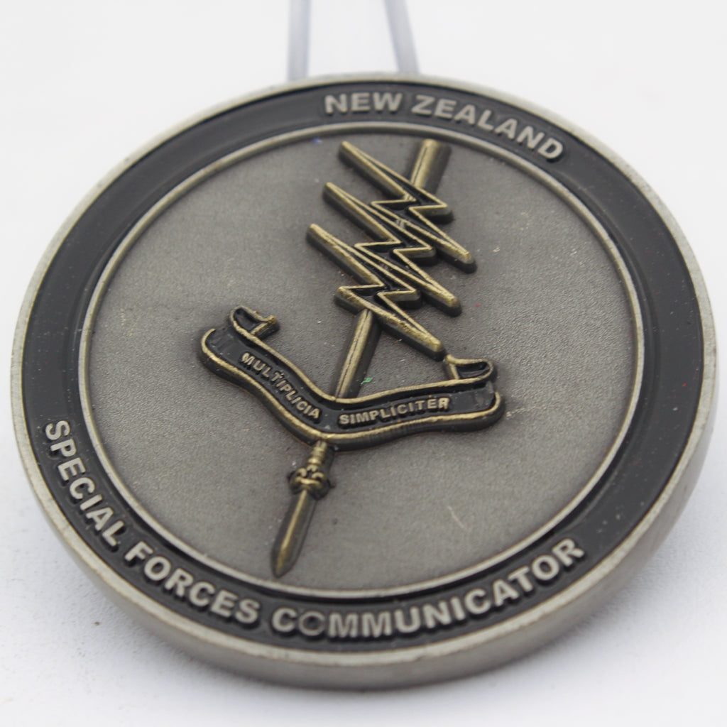 1st New Zealand Special Air Service Regiment SAS Communicator Challenge Coin 2.0" Pre-owned