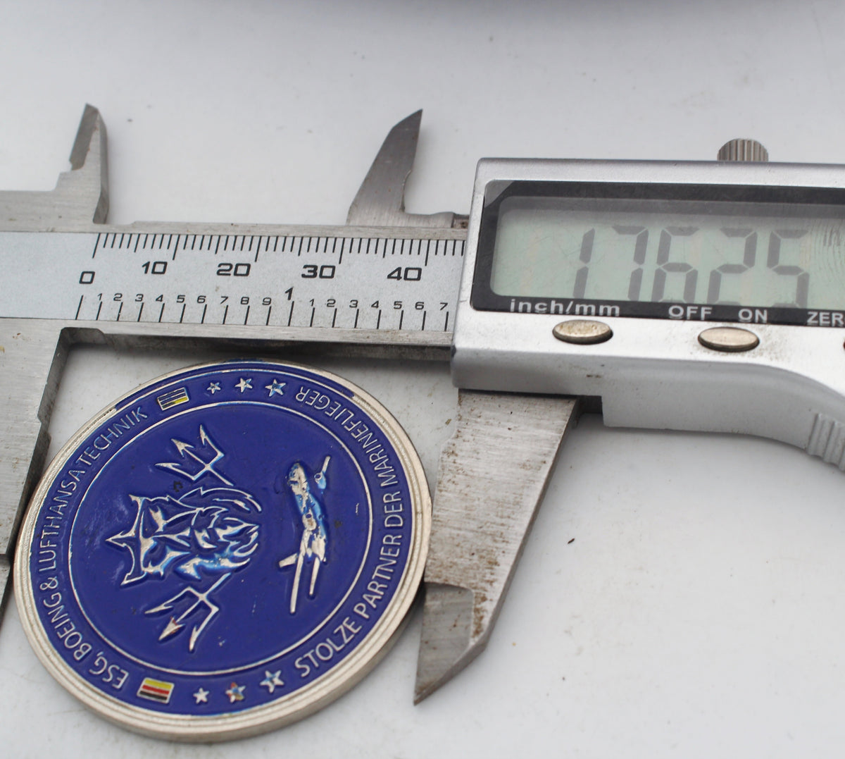 German Navy P-8A Poseidon Support Challenge Coin Military Aviation 1.75" Used