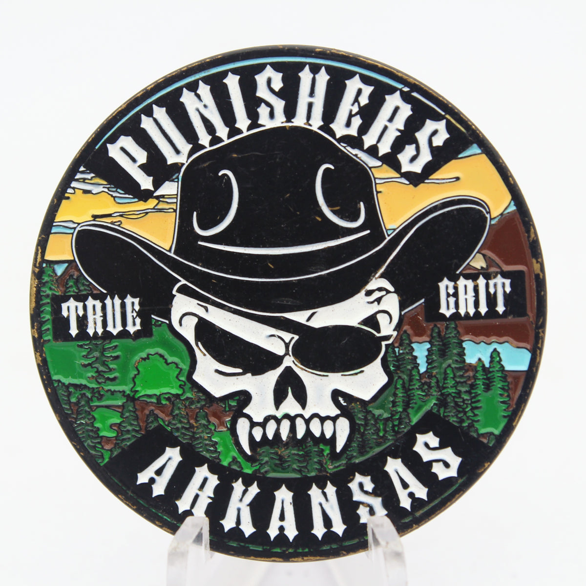 Arkansas Punishers LEMC True Grit Service to Others Challenge Coin Pre-owned