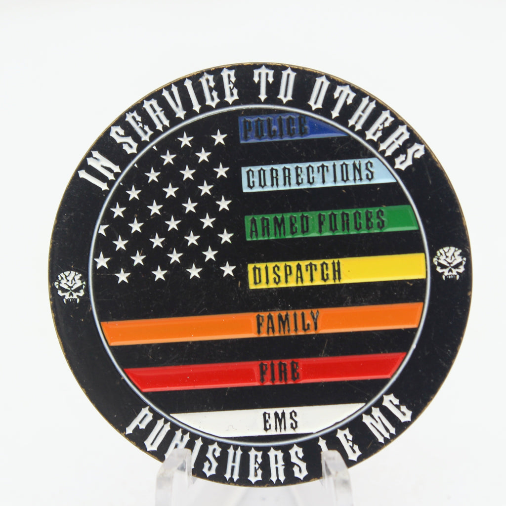 Arkansas Punishers LEMC True Grit Service to Others Challenge Coin Pre-owned