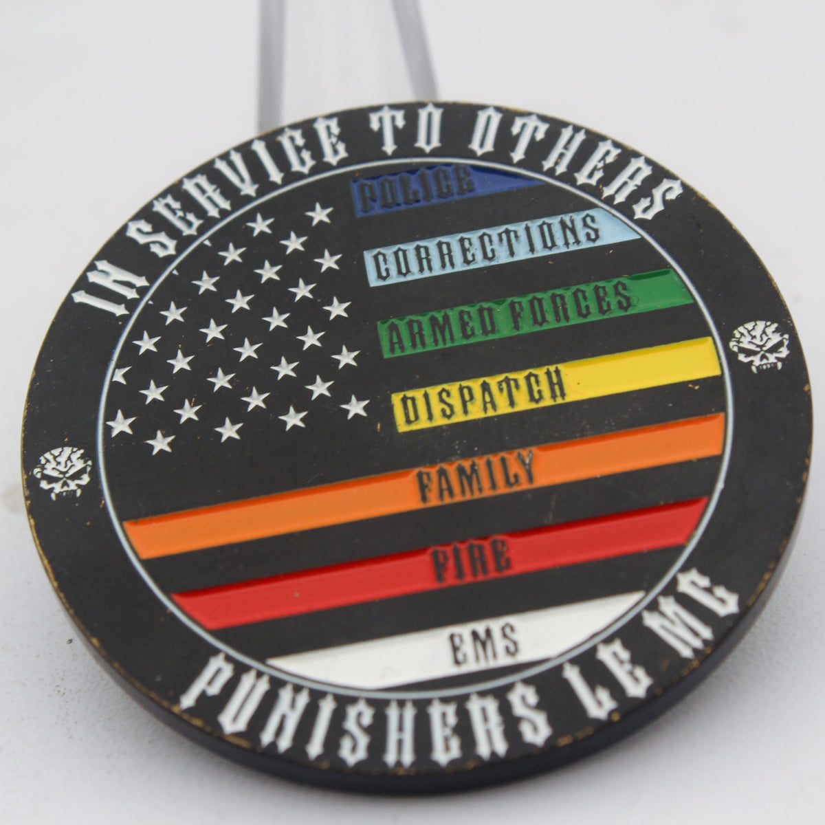 Arkansas Punishers LEMC True Grit Service to Others Challenge Coin Pre-owned