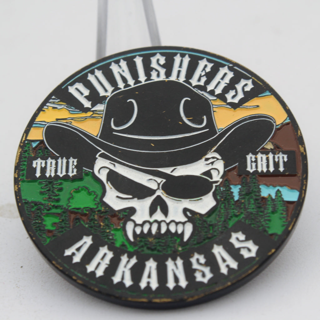 Arkansas Punishers LEMC True Grit Service to Others Challenge Coin Pre-owned