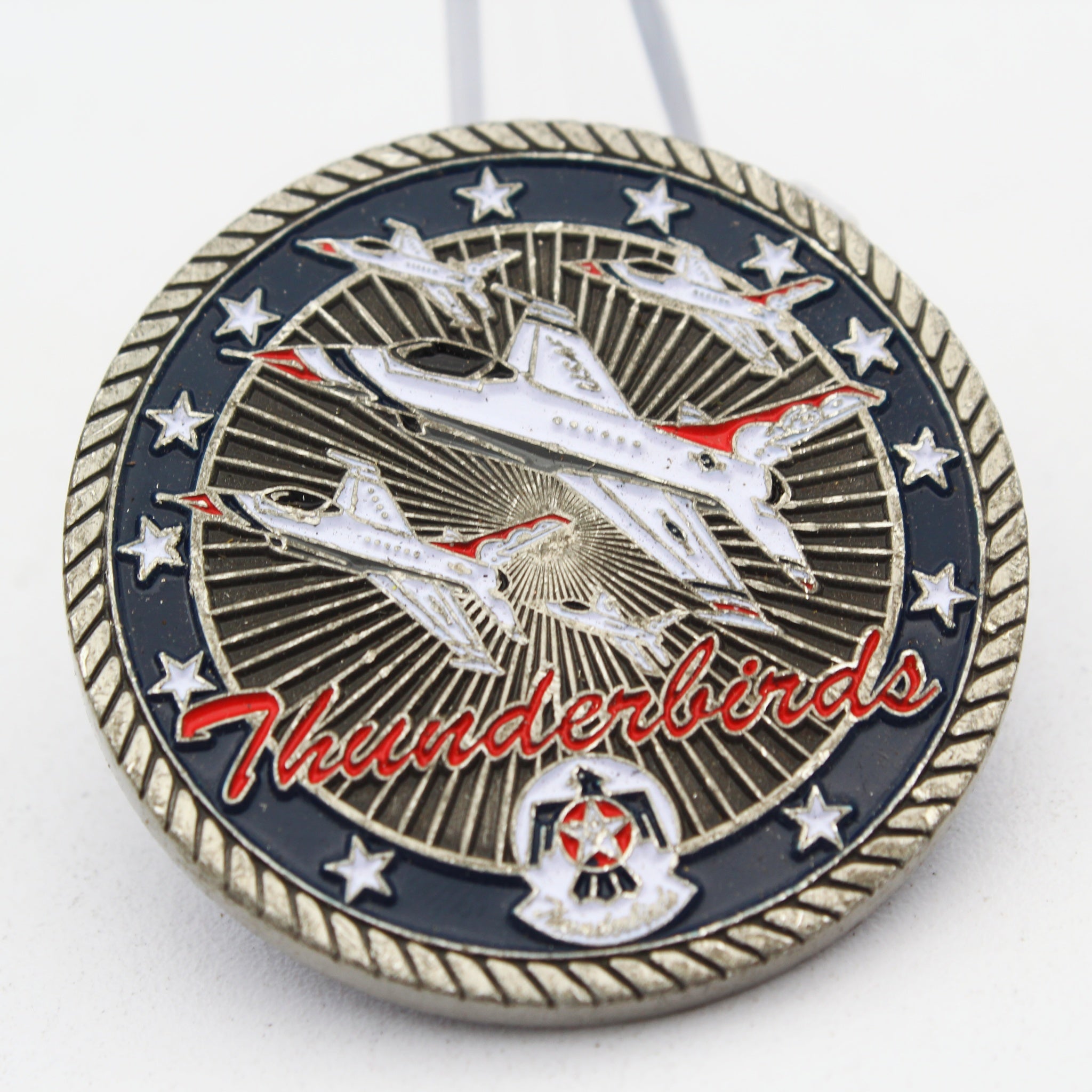 USAF Thunderbirds Nellis AFB Nevada Challenge Coin 1.6 Inch Pre-Owned