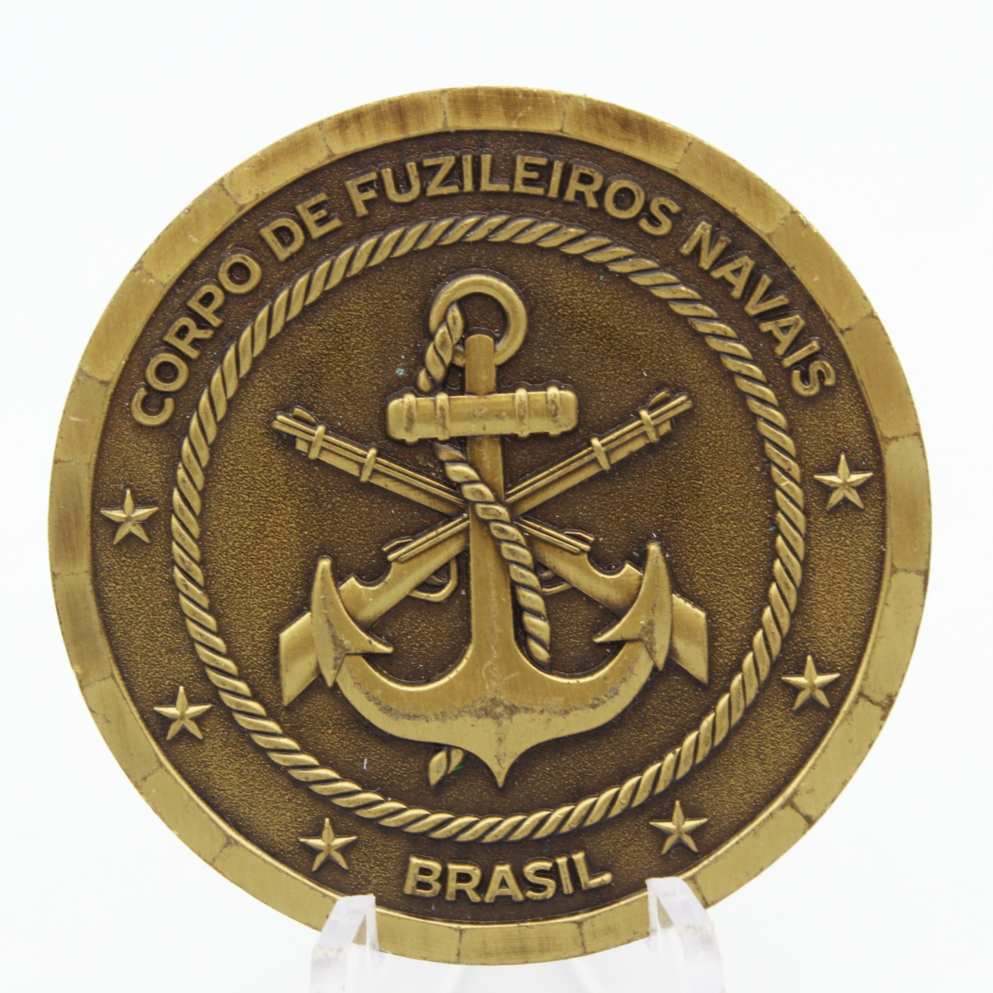 Brazil Marine Corps Pantanal Operations Challenge Coin 30 Years 1989-2019 1.75" Pre-owned