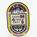 FDNY Pride of Midtown Challenge Coin Engine 54 Truck 4 Batt 9 1.75" Pre-owned
