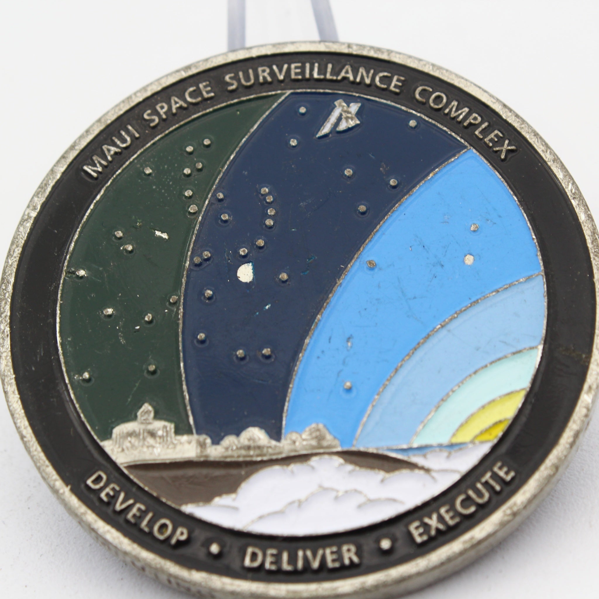 Maui High Performance Computing Center Challenge Coin Maui Space Surveillance 2"Pre-owned