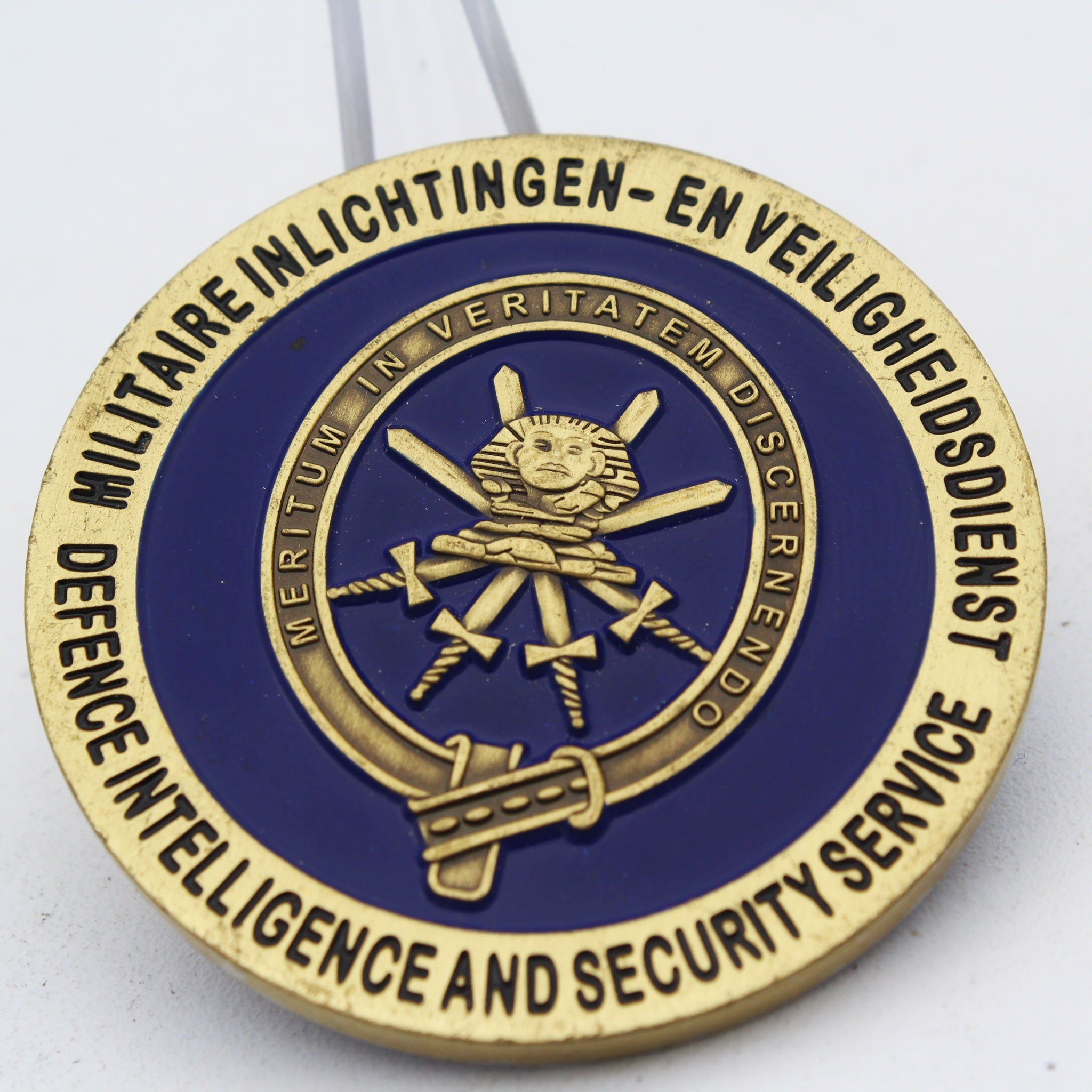 Dutch MIVD Defence Intelligence and Security Service Challenge Coin 2 Inch Pre-owned