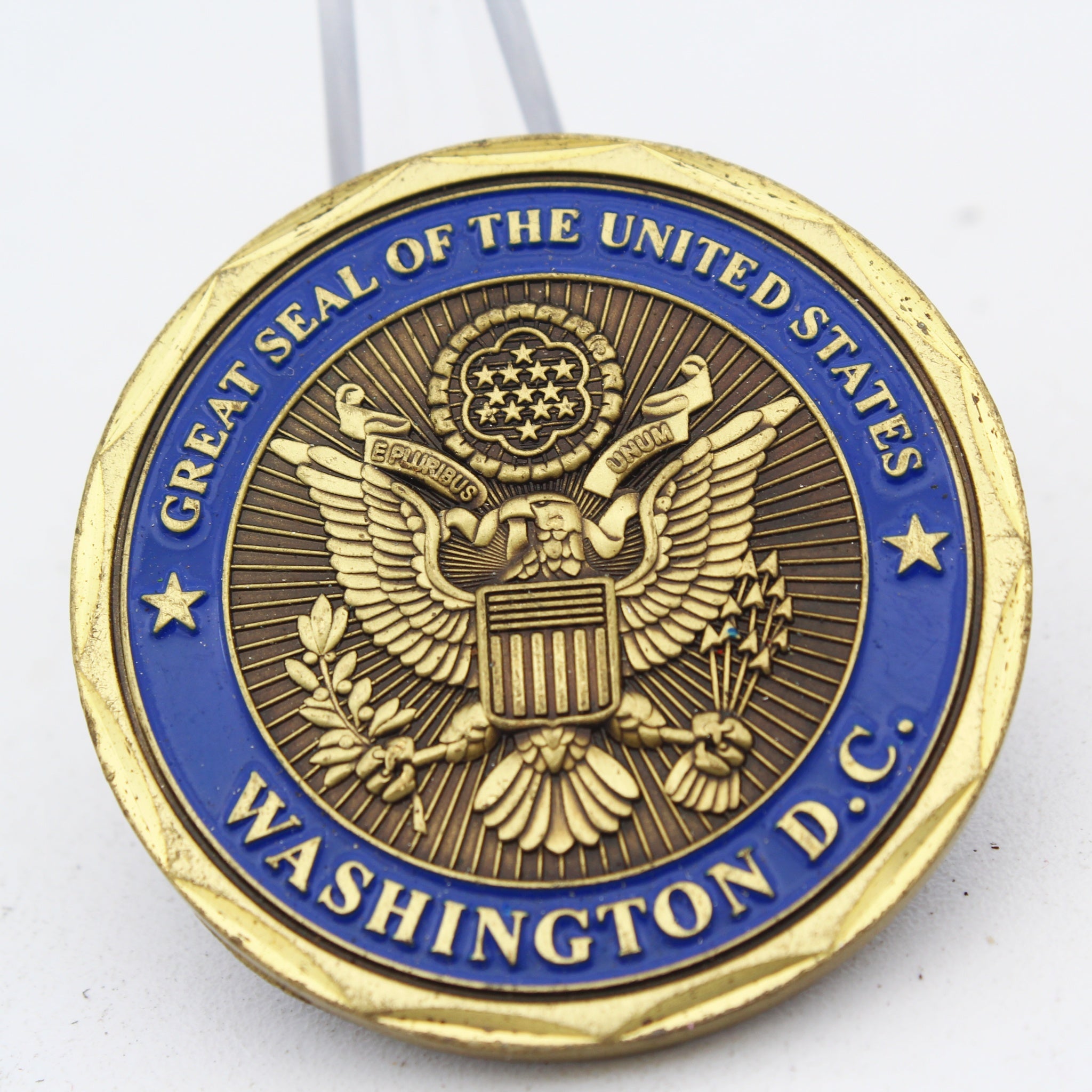 Great Seal of the United States Challenge Coin Washington DC Capitol Building 1.6 Inch Collectible Pre-owned