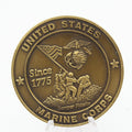 US Marine Corps MCRD Parris Island Challenge Coin 1.75 Inch Recruit Training Battalion Collectible Pre-owned
