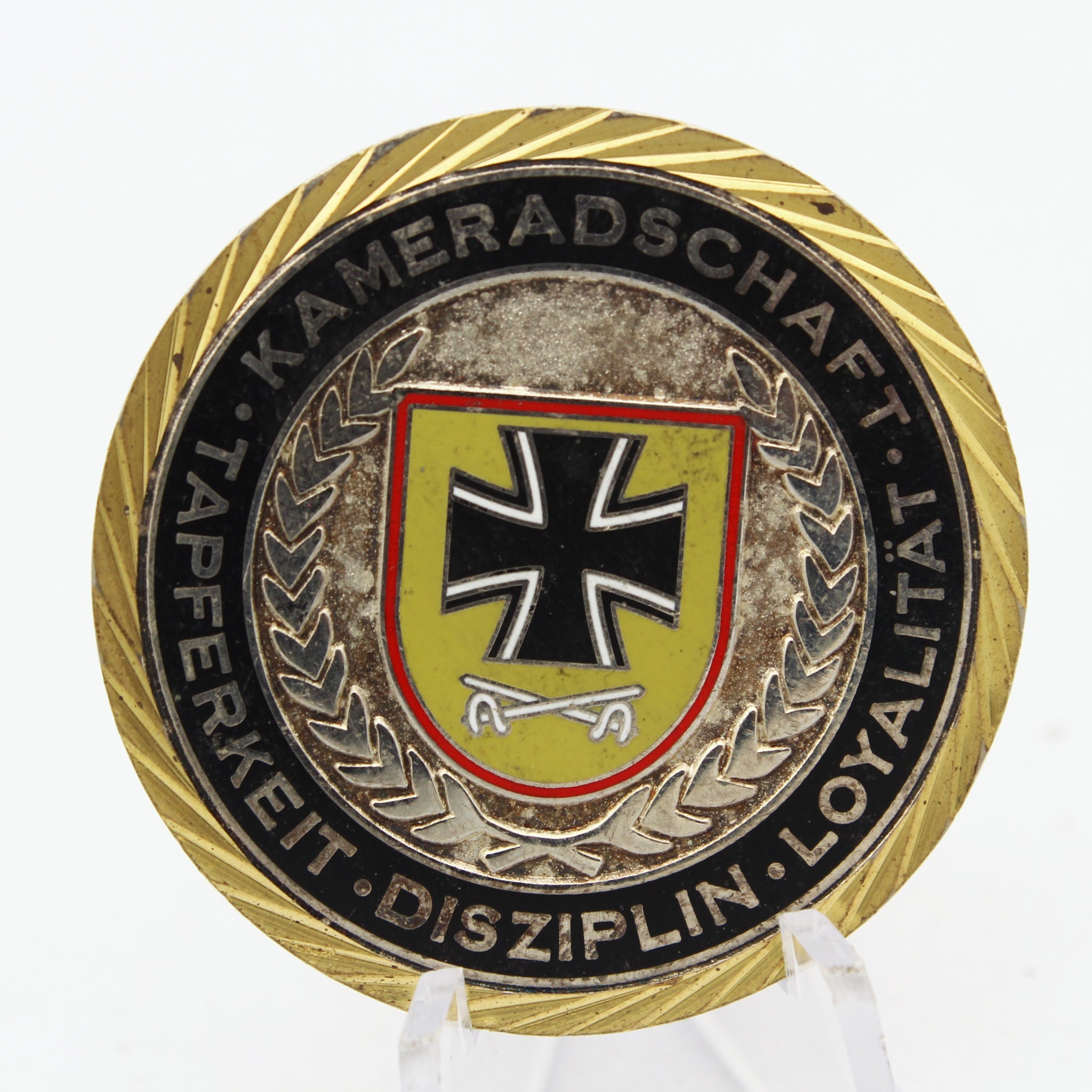 Bundeswehr Kameradschaft Challenge Coin 1.5 Inch German Military Collectible Pre-owned