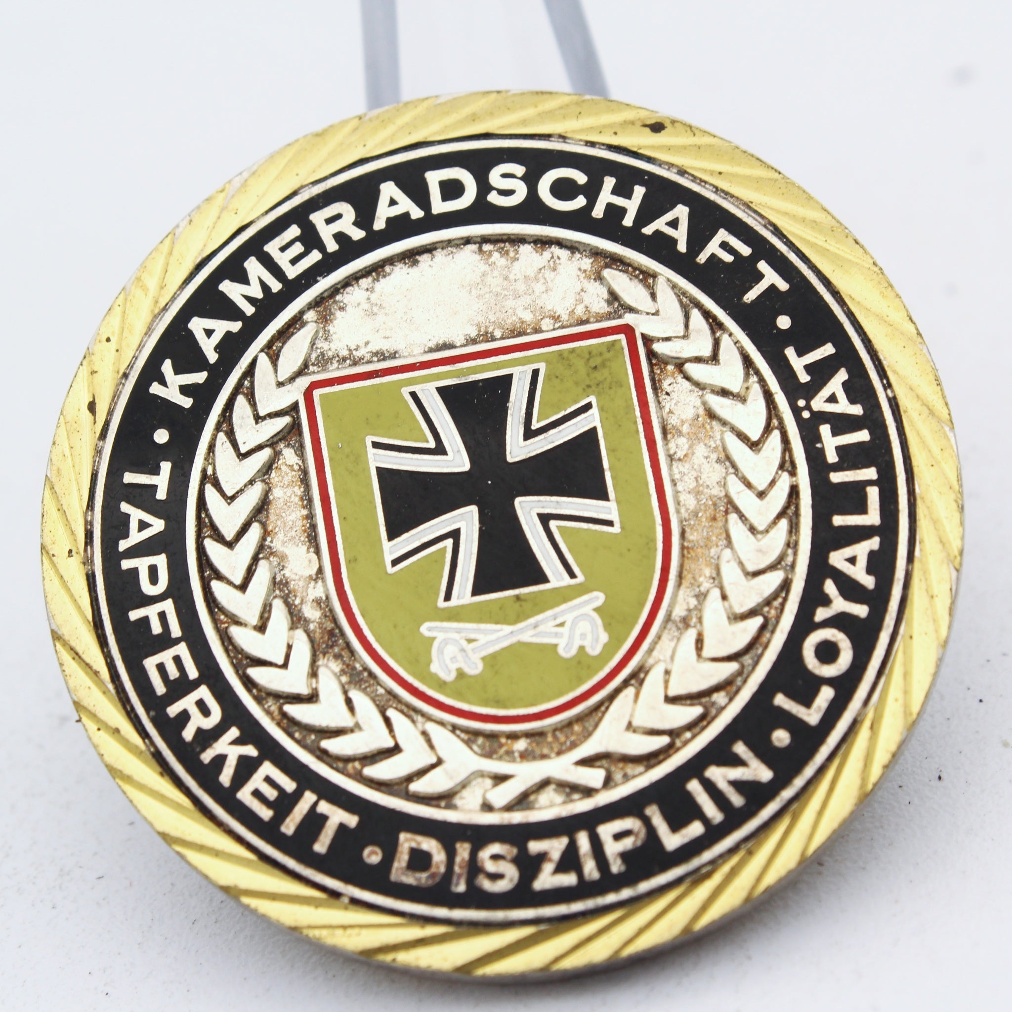 Bundeswehr Kameradschaft Challenge Coin 1.5 Inch German Military Collectible Pre-owned