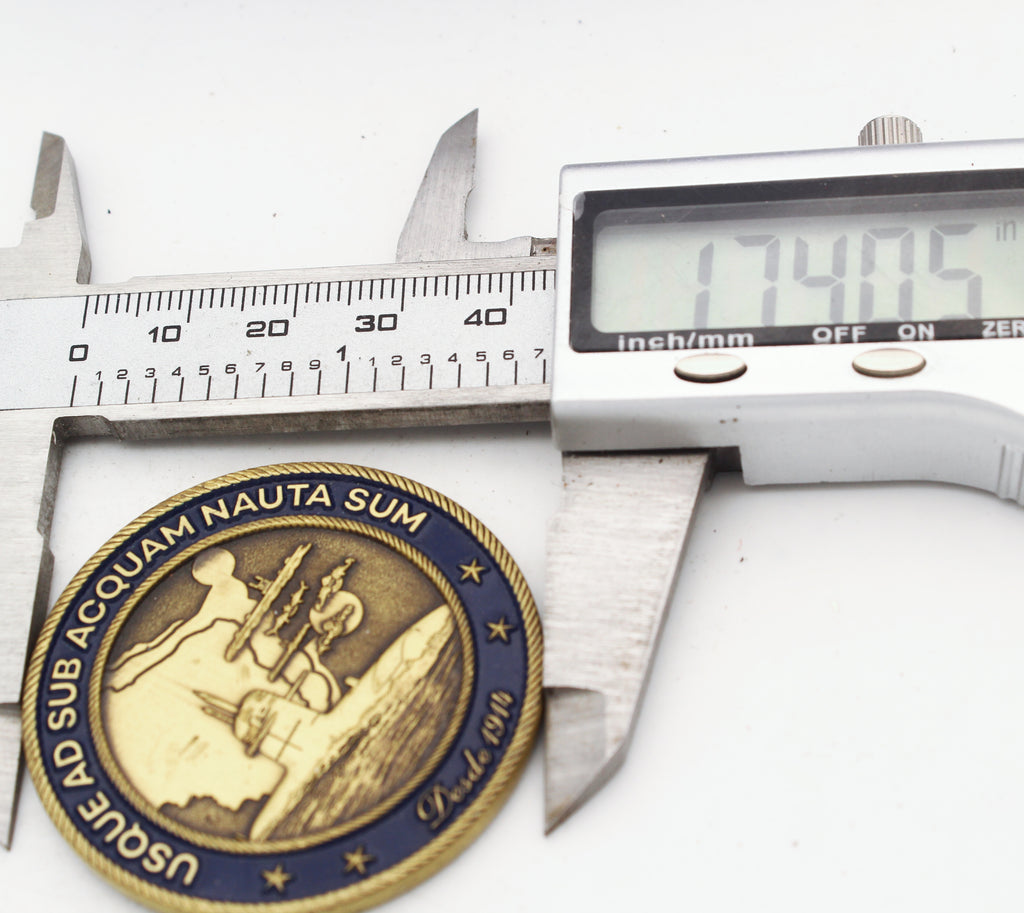 Brazil Navy Submarine Force Challenge Coin 1.75 Inch Marinha do Brasil Collectible Pre-owned