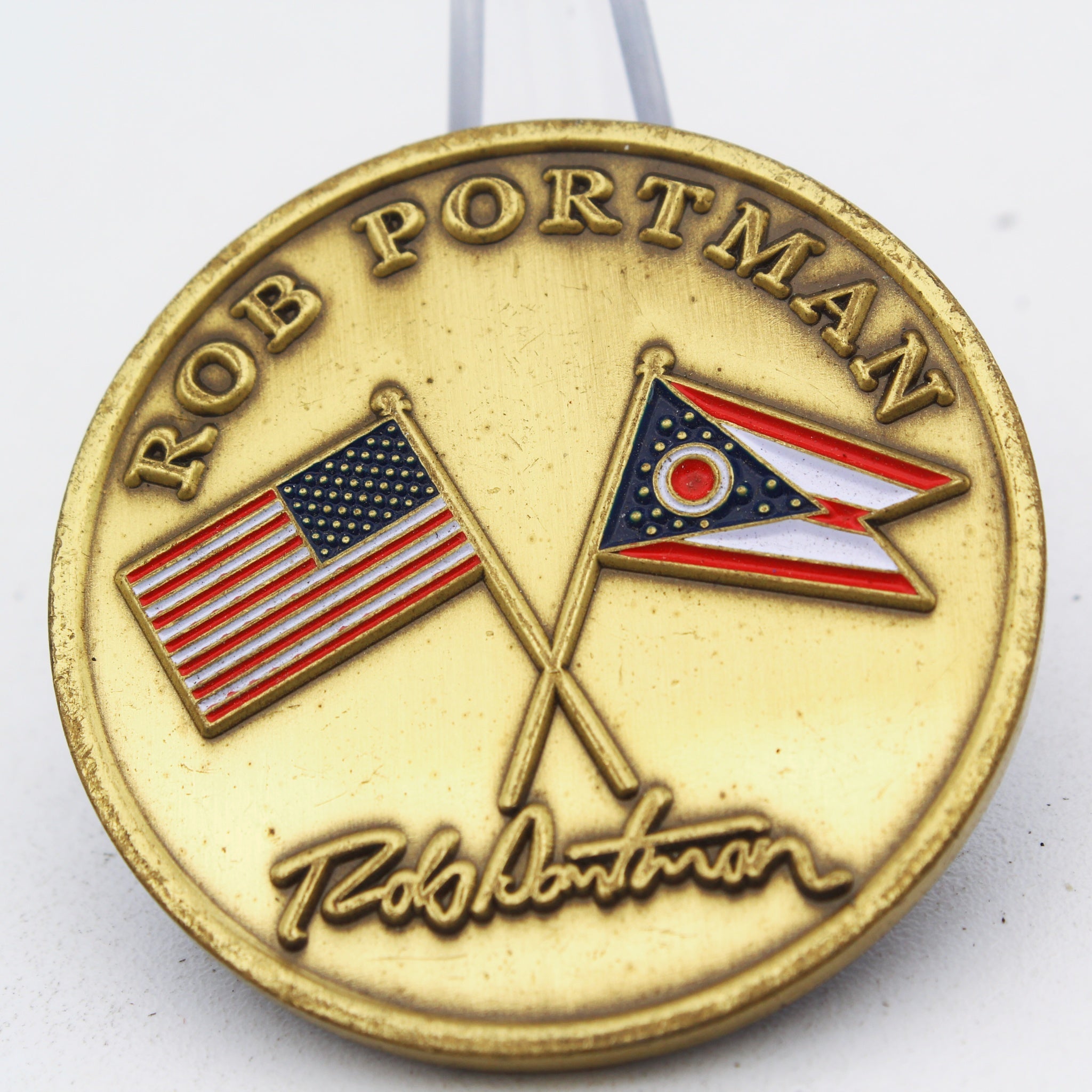 Rob Portman United States Senator Ohio 1.75 Inch Challenge Coin Collectible Pre-owned