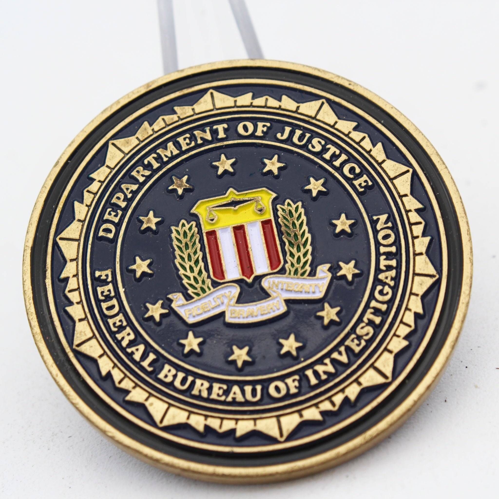 FBI New Orleans Stabilization Team Challenge Coin 1.75 Inch DOJ Collectible Pre-owned