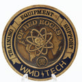 US EOD Explosive Ordnance Disposal WMD Tech Challenge Coin 1.75" Military Pre-owned