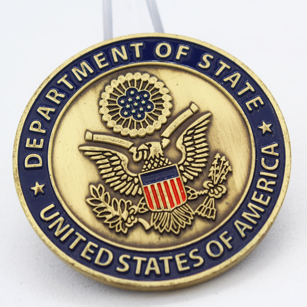 US Department of State Bureau of Consular Affairs Appreciation Challenge Coin 1.75" Pre-owned
