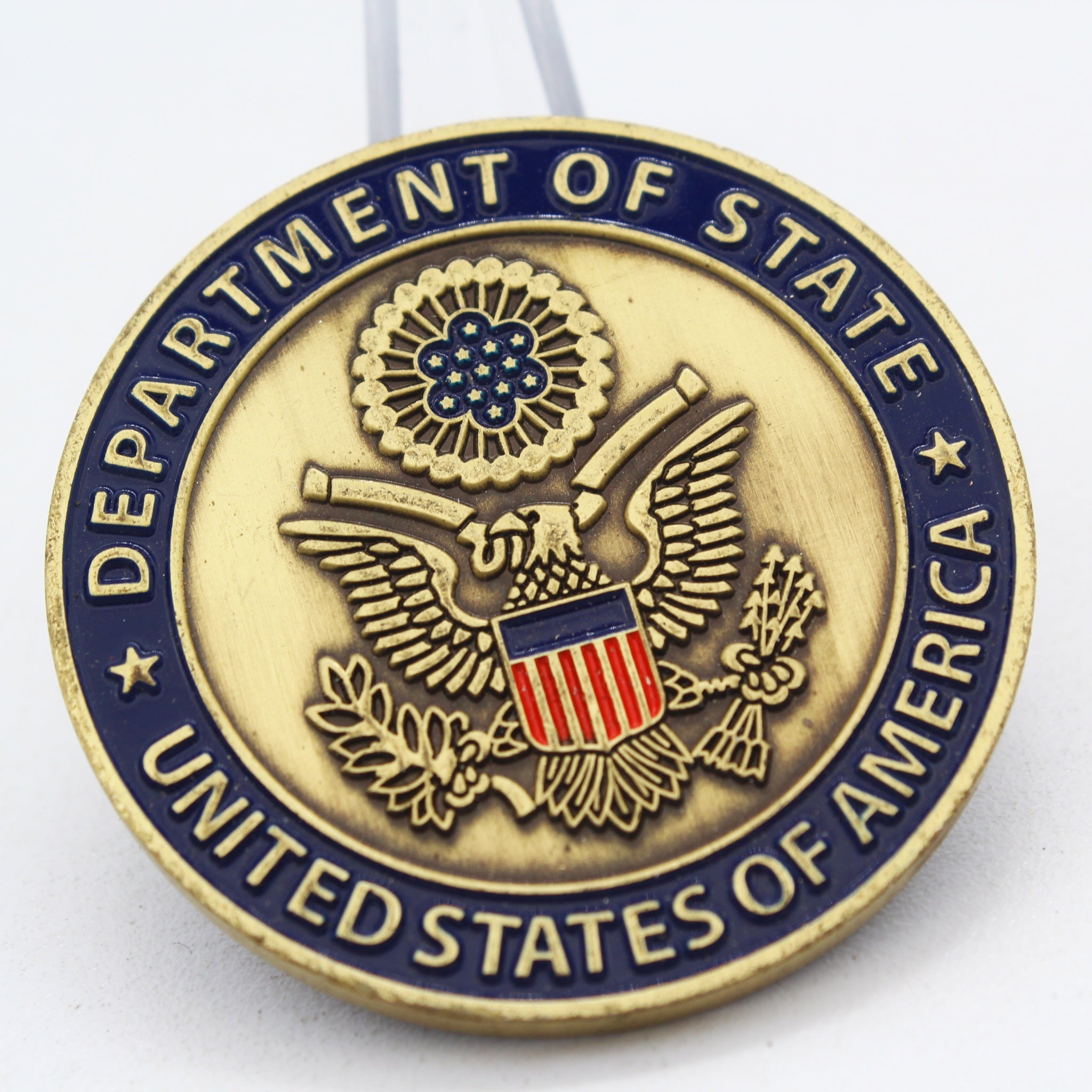 US Department of State Bureau of Consular Affairs Appreciation Challenge Coin 1.75" Pre-owned