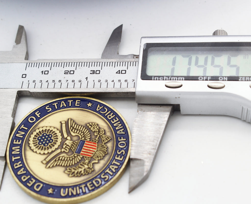 US Department of State Bureau of Consular Affairs Appreciation Challenge Coin 1.75" Pre-owned