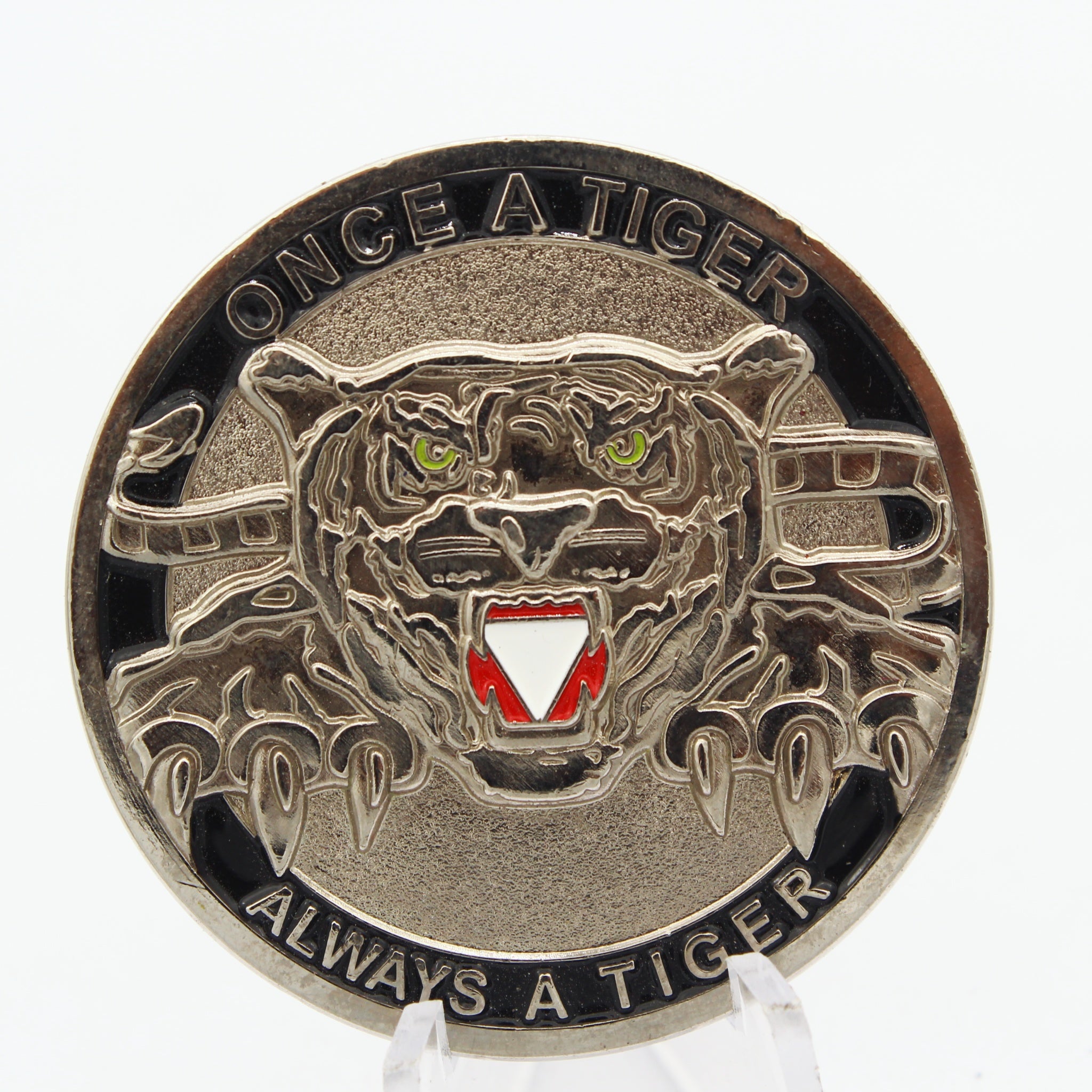 Austrian Air Force Tiger Staffel Challenge Coin 1.75 Inch Military Aviation Collectible Pre-owned