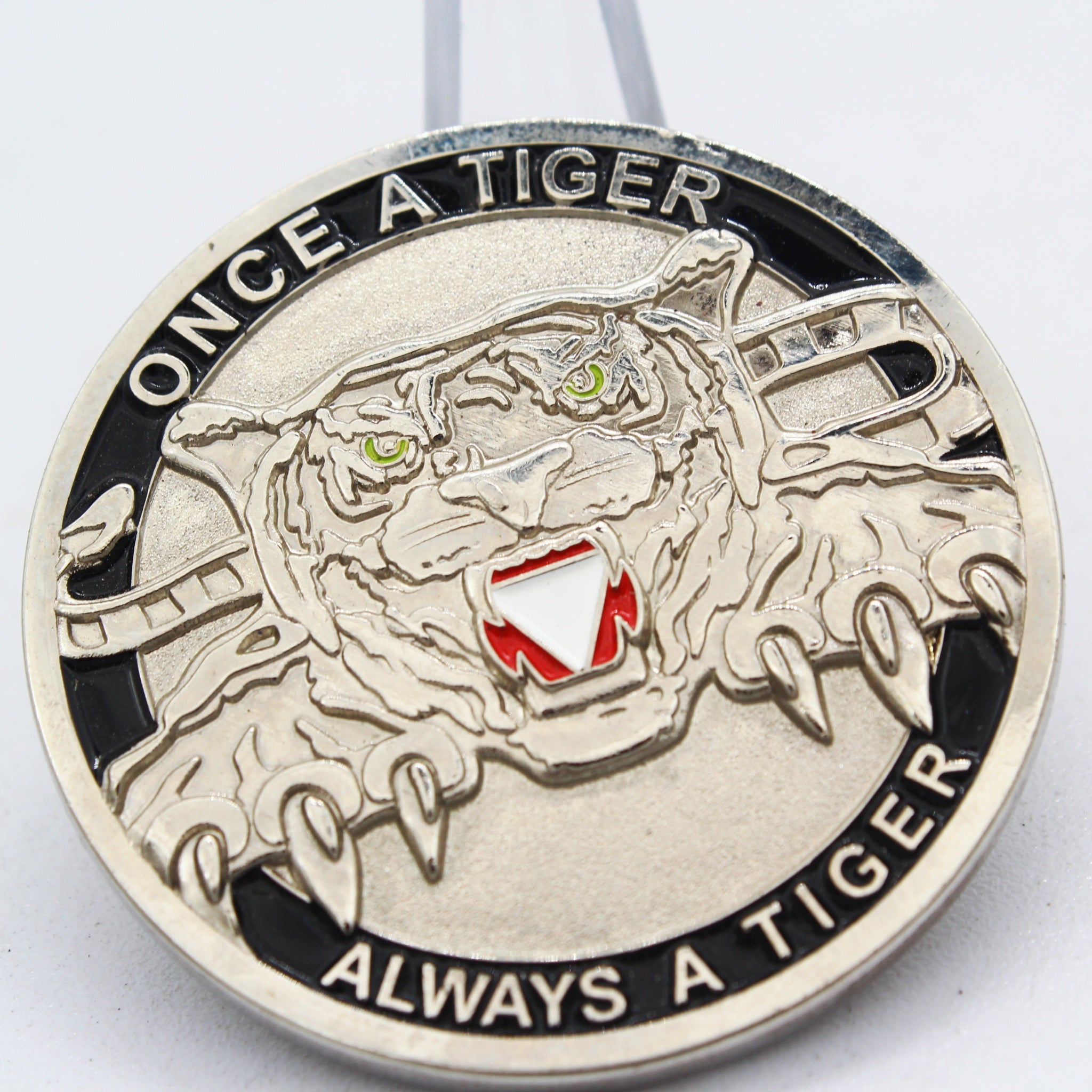 Austrian Air Force Tiger Staffel Challenge Coin 1.75 Inch Military Aviation Collectible Pre-owned