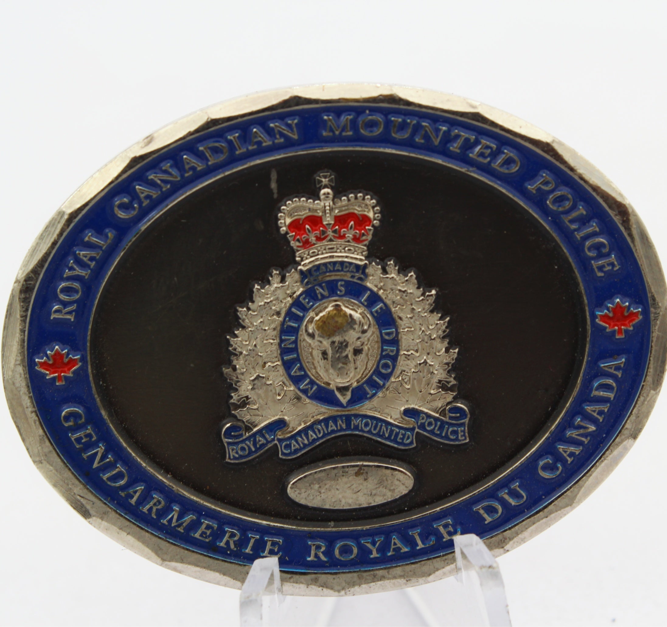 Royal Canadian Mounted Police RCMP Air Incident Command Challenge Coin 2" Pre-owned