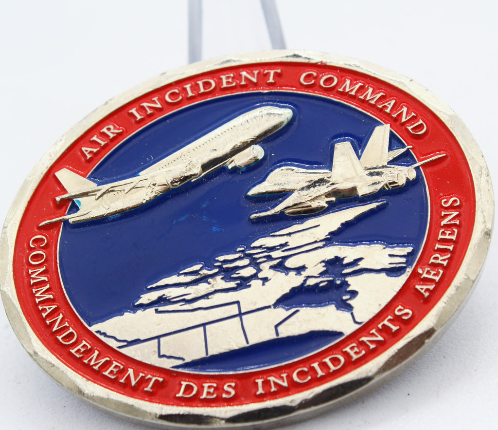 Royal Canadian Mounted Police RCMP Air Incident Command Challenge Coin 2" Pre-owned