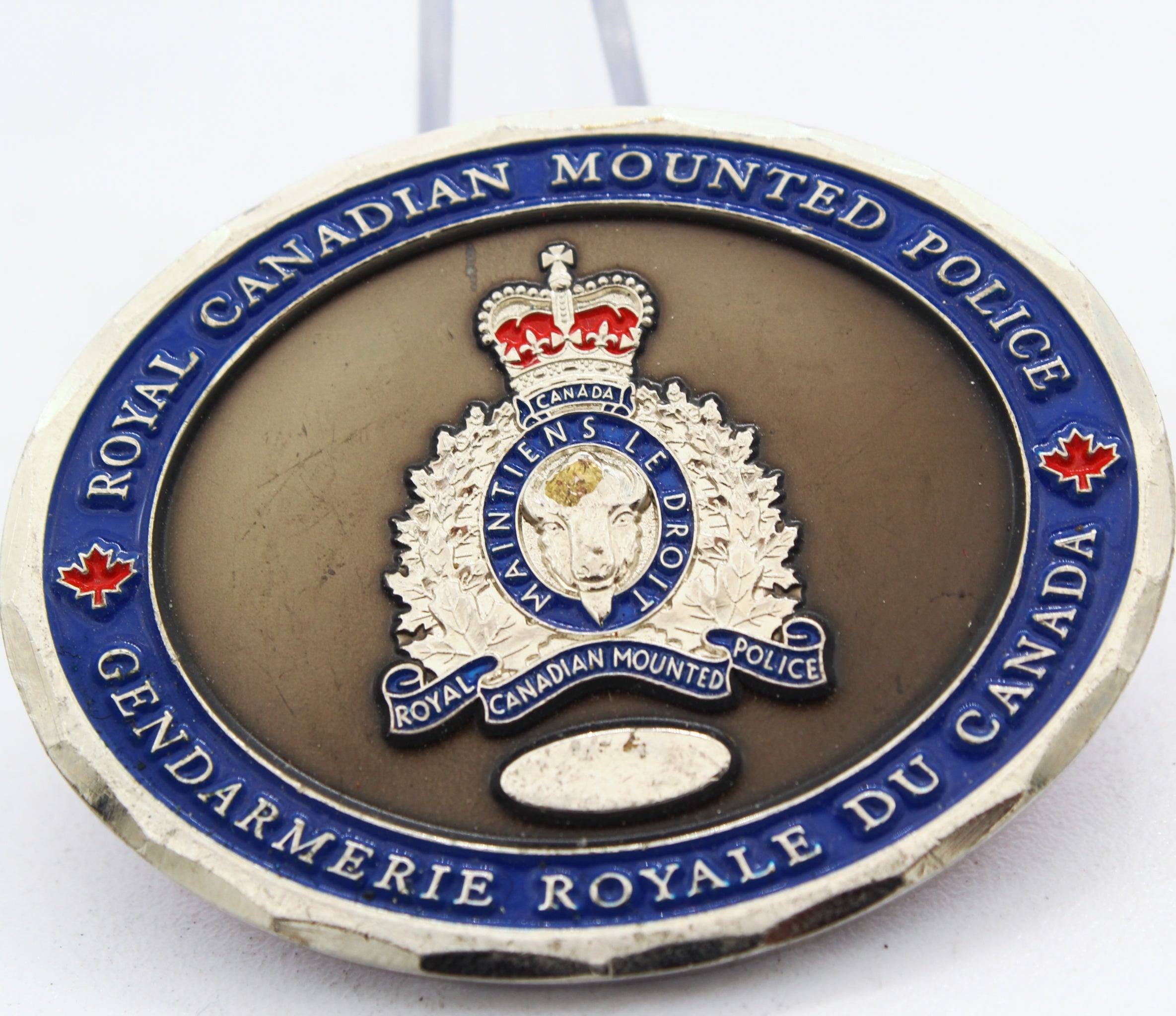 Royal Canadian Mounted Police RCMP Air Incident Command Challenge Coin 2" Pre-owned