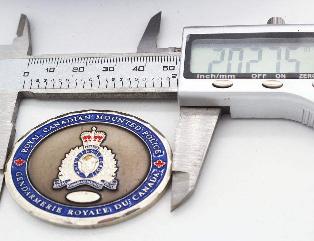 Royal Canadian Mounted Police RCMP Air Incident Command Challenge Coin 2" Pre-owned