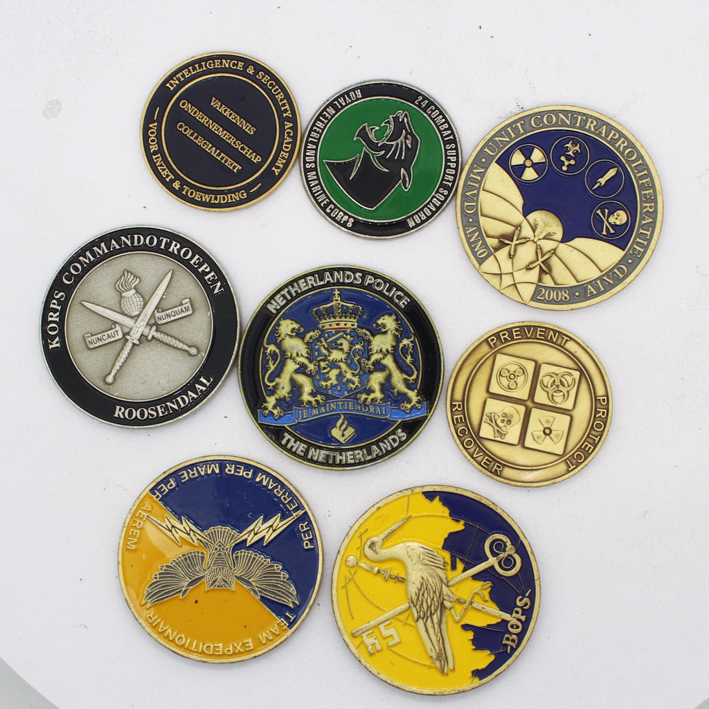 8pcs challenge coins Private