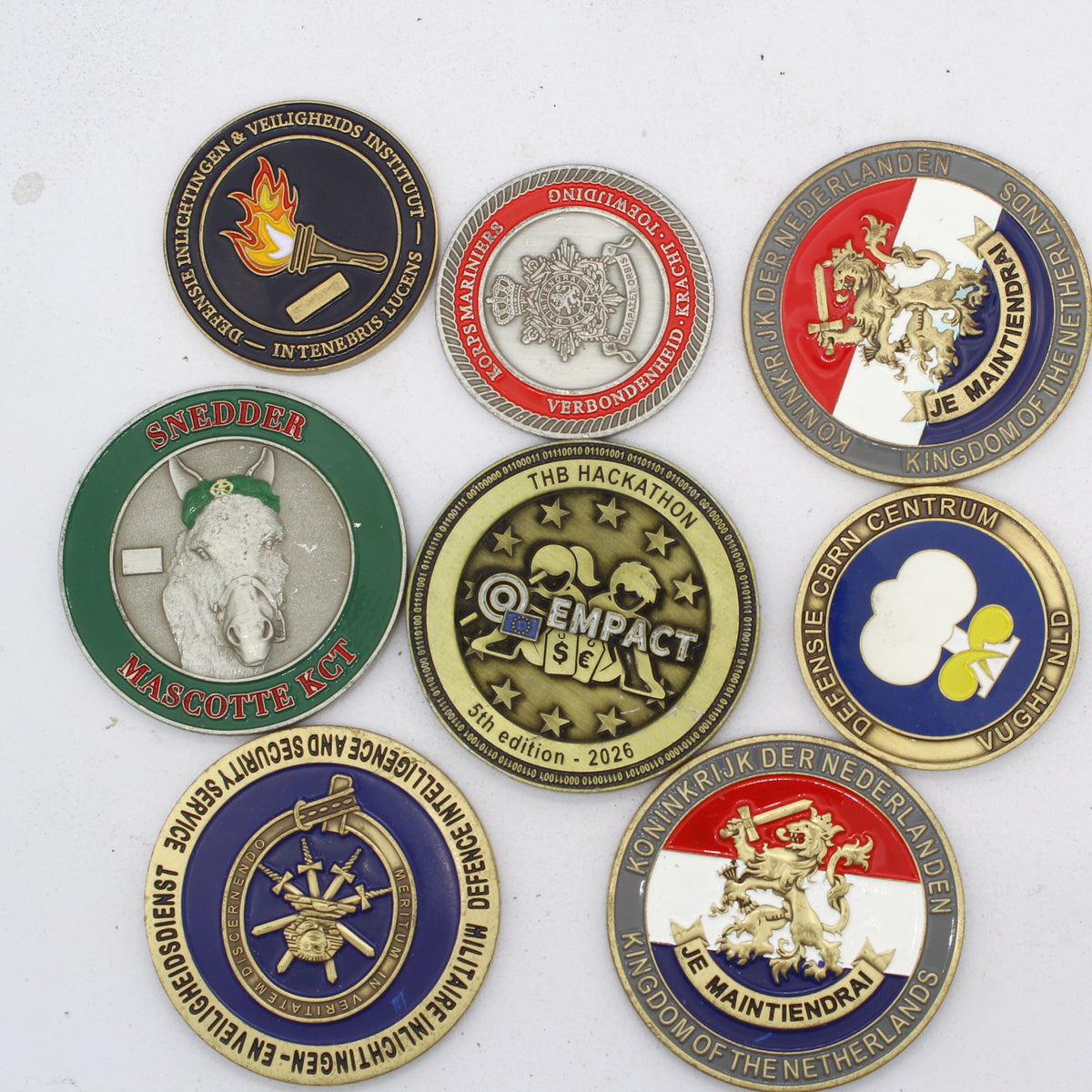 8pcs challenge coins Private
