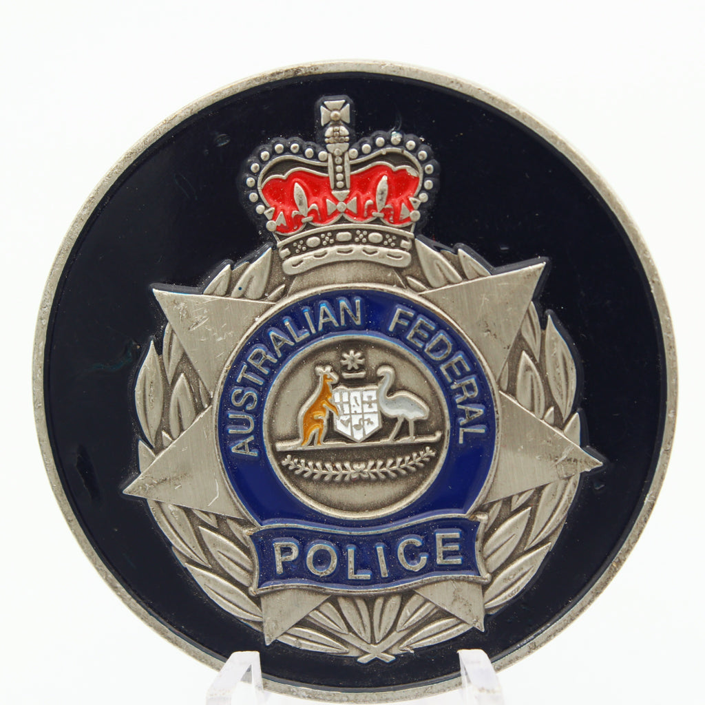 Australian Federal Police Washington DC Challenge Coin 1.75” Copper Pre-Owned