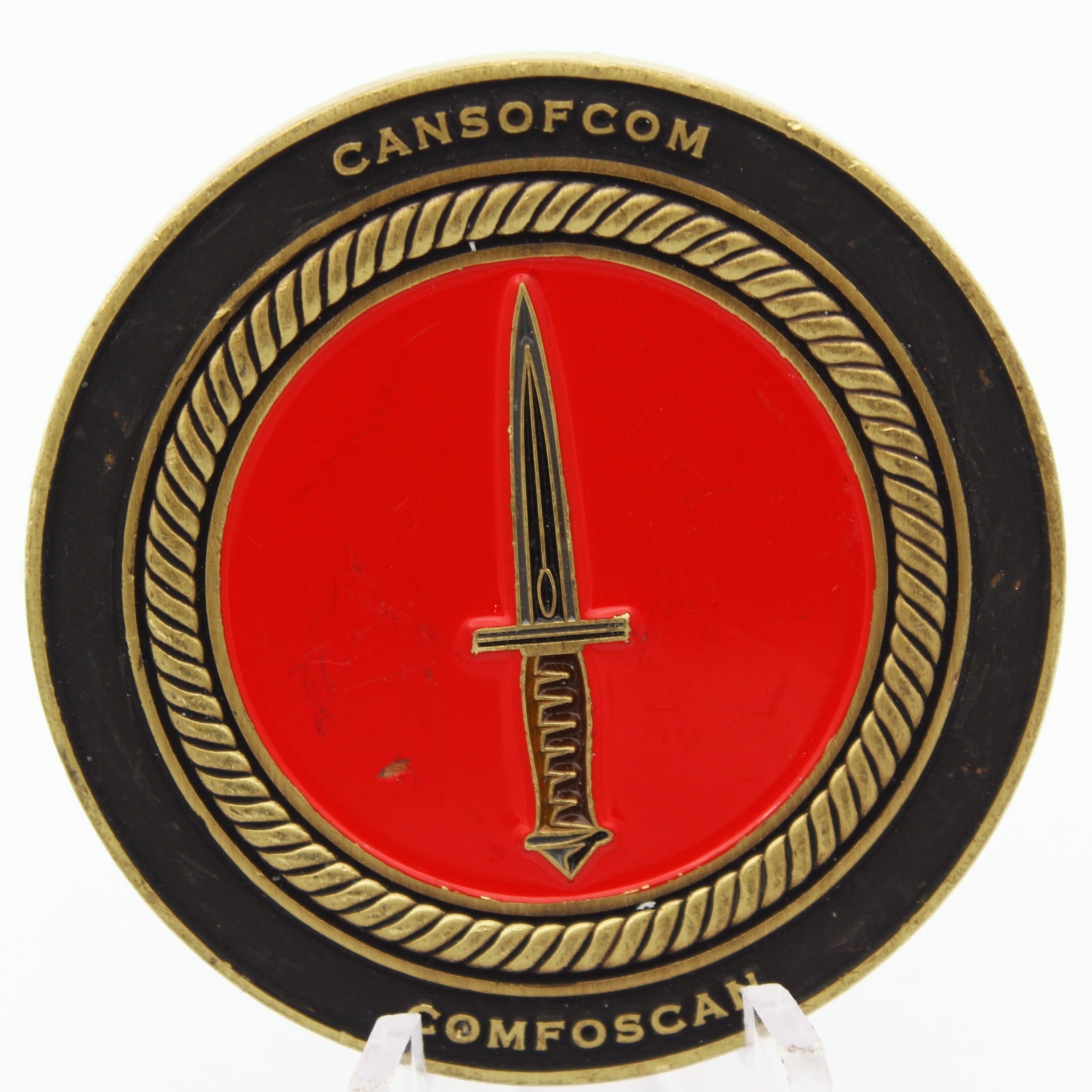 Canadian Special Operations Command CANSOFCOM Challenge Coin 1.75 Inch Pre-owned