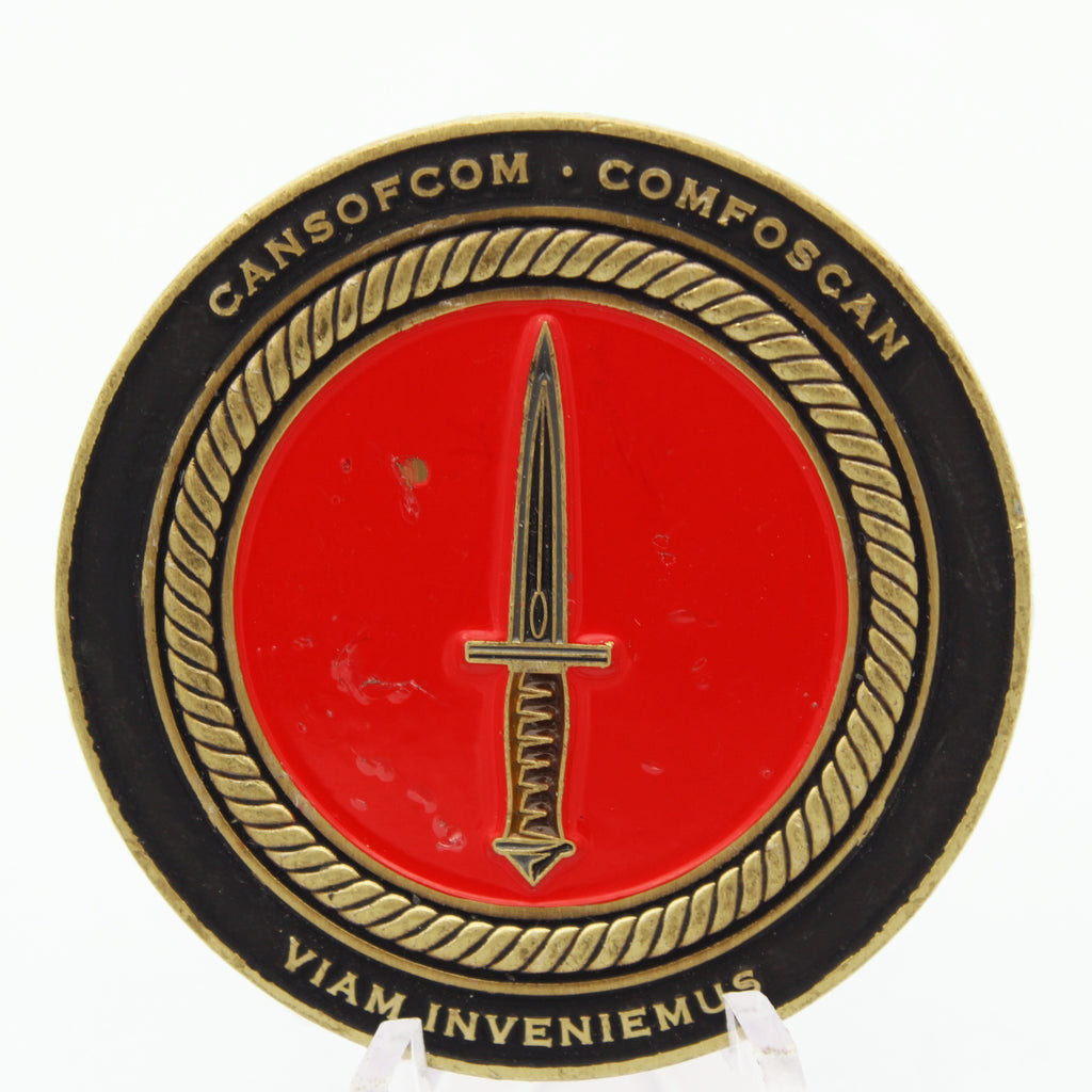 Canadian Special Operations Command CANSOFCOM Challenge Coin 1.75 Inch Pre-owned