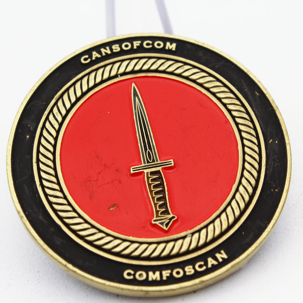 Canadian Special Operations Command CANSOFCOM Challenge Coin 1.75 Inch Pre-owned