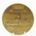 HMCS Haida Royal Canadian Navy Fightingest Ship Challenge Coin 1.75 Inch Collectible Pre-owned