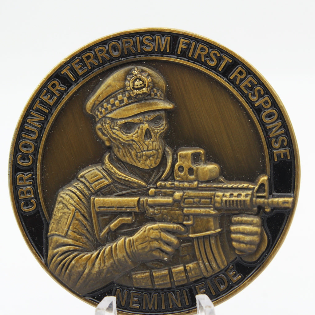 Australian Federal Police CBR Counter Terrorism First Response Challenge Coin – 2.0 Inch Zinc Alloy