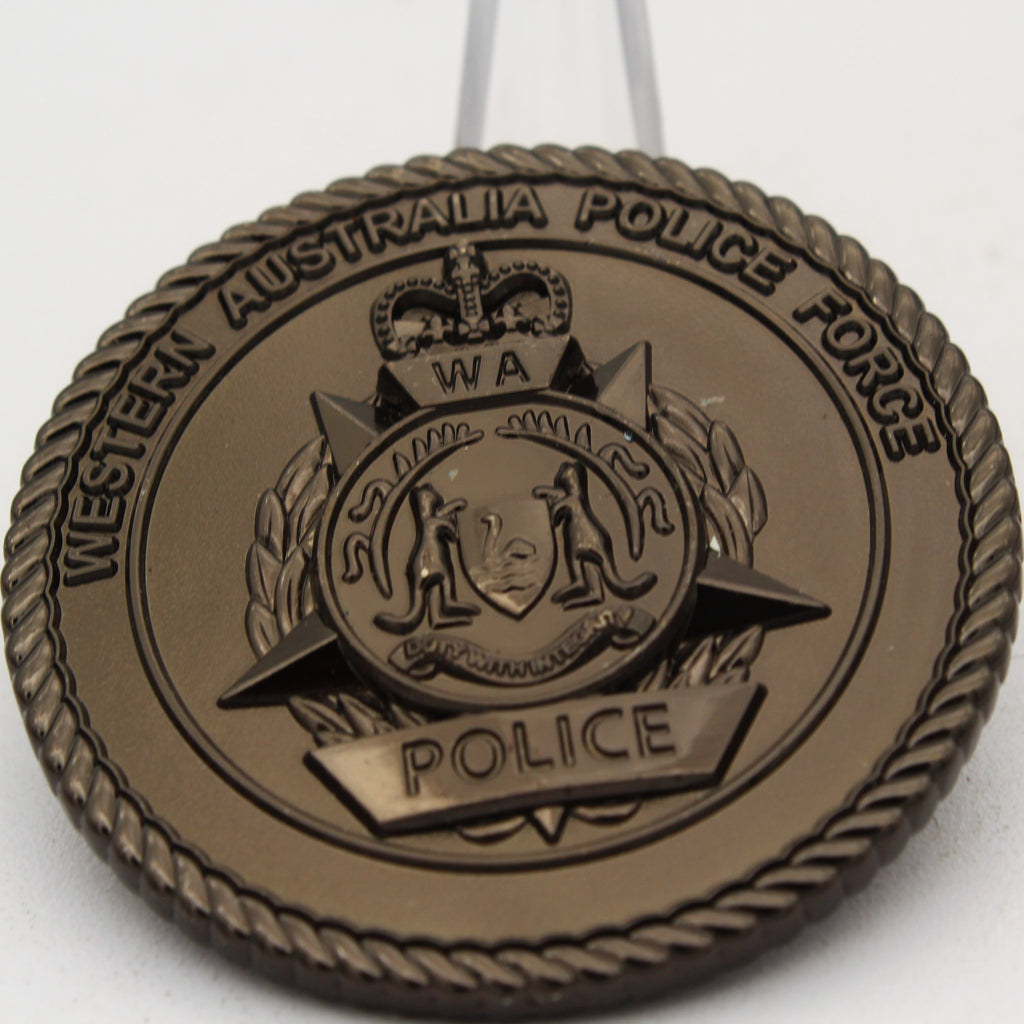 Western Australia Police Force Challenge Coin – Yellow Swan Design 2.0 Inch Zinc Alloy